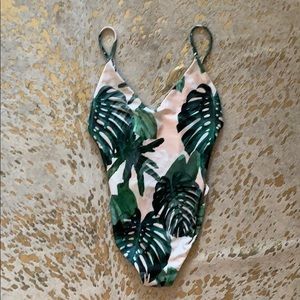 Stone Fox swim hermosa monster fruit one piece Med